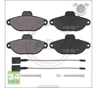 Kit pastiglie freno Abs Anteriore per FIAT PANDA 500 FORD KA