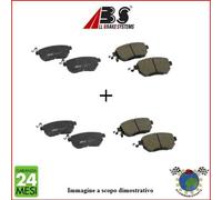 Kit Pastiglie Freno Ant E Post Abs Per Renault Megane Bgc