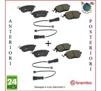 Kit Pastiglie freno Ant+Post con sensore usura Brembo per AUDI Q5 A8 A7 A eam
