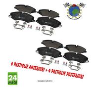 Kit Pastiglie freno Ant+Post Maxgear per MASERATI BITURBO SPYDER SHAMAL #tl