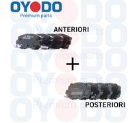 Kit Pastiglie freno Ant+Post Oyodo per HONDA JAZZ II uen