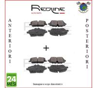 Kit Pastiglie freno Ant+Post RedLine per TATA ARIA tox