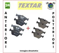 Kit Pastiglie freno Ant + Post Textar per VOLVO V60 sz3 #gl