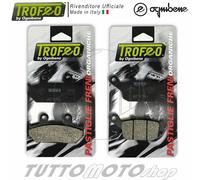 KIT PASTIGLIE FRENO ANT+POST TROFEO HONDA XRV AFRICA TWIN 650 1988-1989