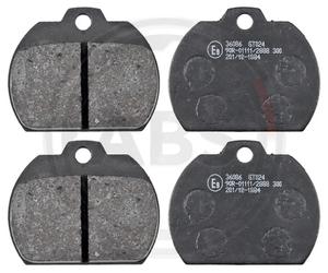 Kit pastiglie freno anteriore A.B.S. 36086 per VW COCCINELLE 1303 1.2 (13)