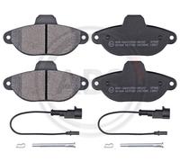 Pastiglia Freno Incl. Indossare Contatto Segnalazione Usura 16,8 MM A. B. S. per