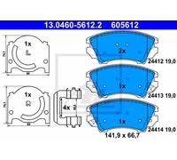 ATE 13.0460-5612.2 Pastiglie freno anteriore per Insignia Astra Zafira Cascada 9