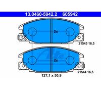 ATE Kit pastiglie freno anteriori 13.0460-5942.2 per Opel Campo 2.2 D 4x4 45KW 90>92