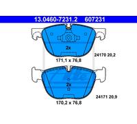 Set di pastiglie freno ATE 13.0460-7231.2, anteriore