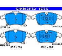 Set di pastiglie freno ATE 13.0460-7313.2, anteriore