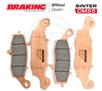 KIT PASTIGLIE FRENO ANTERIORE BRAKING CM55 KAWASAKI KLE VERSYS 650 2007-2014