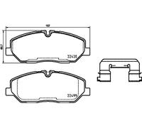 Brembo Kit pastiglie freni P 30 084 anteriore Set di 4 per HYUNDAI H350