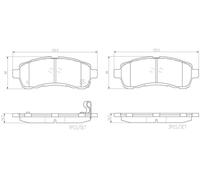 Brembo Pastiglie freno P 49 057 Anteriore per Mazda 2