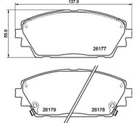 BREMBO P 49 065 Kit pastiglie freni