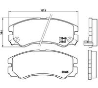 Brembo Kit pastiglie freni P 59 020 Anteriore per Opel/Isuzu