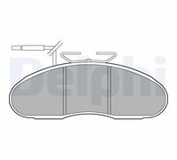 Kit pastiglie freno anteriore DELPHI LP1096 per RENAULT MASTER 2.5 D