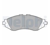 Set di pastiglie freno DELPHI LP1304, anteriore
