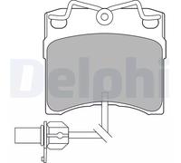 Set di pastiglie freno DELPHI LP1535, anteriore