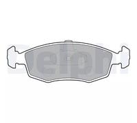 Set di pastiglie freno DELPHI LP1549, anteriore