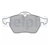Set di pastiglie freno DELPHI LP1600, anteriore