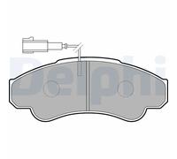 Kit pastiglie freno anteriore DELPHI LP1751 per FIAT DUCATO 2.3 D 130 Multijet