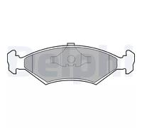 LP204 Kit pastiglie pattini freno Delphi Anteriore per FORD TRANSIT COURIER SIE