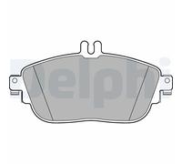 Set di pastiglie freno DELPHI LP2441, anteriore