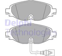 Set di pastiglie freno DELPHI LP2698, anteriore