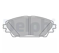 Set di pastiglie freno DELPHI LP2701, anteriore