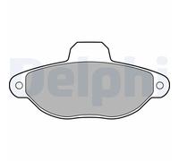 Kit pastiglie freno anteriore DELPHI LP2704 per FORD KA 1.2