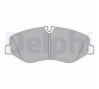 Set di pastiglie freno DELPHI LP3138, anteriore