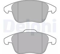 Set di pastiglie freno DELPHI LP3175, anteriore