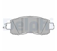 Delphi Set pastiglie freno LP3251 anteriore Low-Metallic