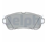 Delphi Kit pastiglie freno LP3364 anteriore Low-Metallic per Suzuki Swift IV/V, Baleno