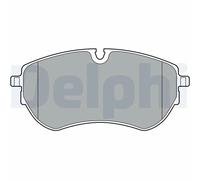 Set di pastiglie per freni, freno di stazionamento a disco DELPHI LP3406, fronte