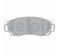Delphi Set di pastiglie freno LP3613 Low-Metallic anteriore per Honda CR-V V ZR-V