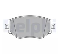 Set di pastiglie freno DELPHI LP3644, anteriore