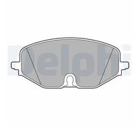 Set di pastiglie freno DELPHI LP3663, anteriore