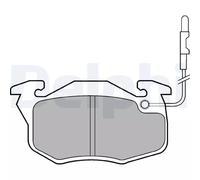 Kit pastiglie freno anteriore DELPHI LP696 per CITROËN C15 1.8 D