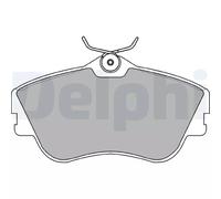 Set di pastiglie freno DELPHI LP918, anteriore
