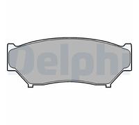 Kit pastiglie freno anteriore DELPHI LP967 per SUZUKI JIMNY 1.5 DDiS 4x4