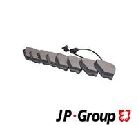 Kit pastiglie freno anteriore JP GROUP 1163602710 per AUDI A4 2.7 S4 quattro
