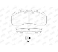 Kit pastiglie freno anteriore JURID 2917409560 per