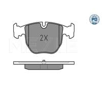Kit pastiglie freno anteriore MEYLE 025 214 8619/PD per BMW X5 3.0 D