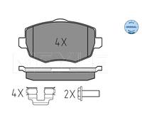 Kit pastiglie freno anteriore MEYLE 025 240 7316 per LANCIA YPSILON 1.2