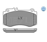Kit pastiglie freno anteriore MEYLE 025 249 7618 per MERCEDES CLS (C218)