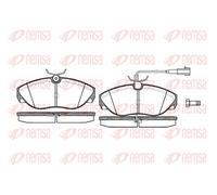 Kit pastiglie freno anteriore REMSA 0486.11 per PEUGEOT BOXER 2.5 D