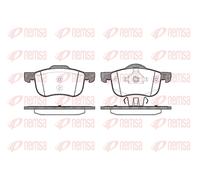 Kit pastiglie freno anteriore REMSA 0713.00 per VOLVO V70 D5