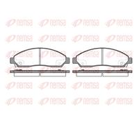 Kit pastiglie freno anteriore REMSA 1098.14 per ISUZU D-MAX I (TFR, TFS)