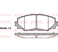 REMSA 1232.00 Kit pastiglie freni